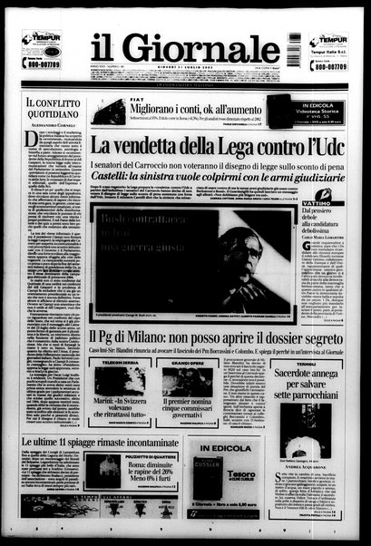 Il giornale : quotidiano del mattino